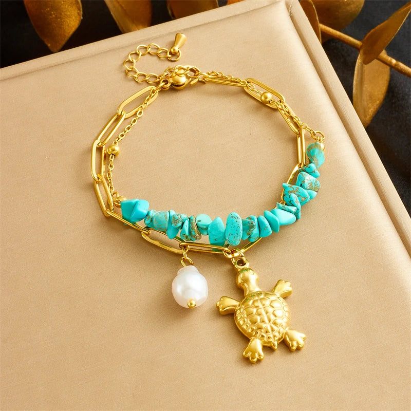 Exclusive Turquoise Turtle Bracelet