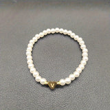 Chic A-Z Heart Initial Bracelet